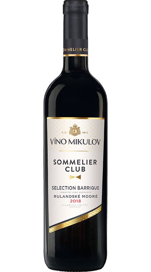 Víno Mikulov Sommelier Club Selection barrique Rulandské modré 2018 0.75l