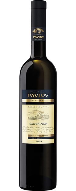 Vinařství Pavlov Sauvignon 2019 pozdní sběr 0.75l