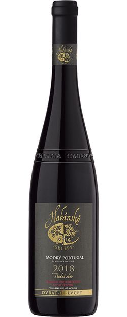 Habánské sklepy Modrý Portugal 2018 pozdní sběr 0.75l