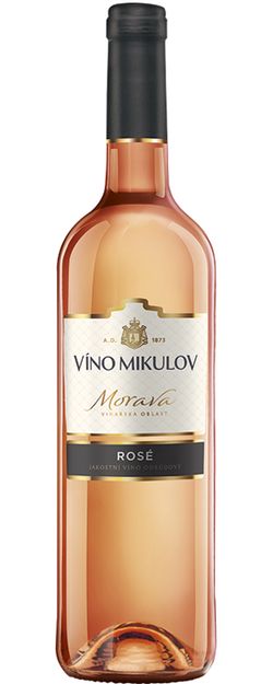 Víno Mikulov Frankovka Rosé 0.75l
