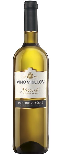 Víno Mikulov Ryzlink vlašský 0.75l