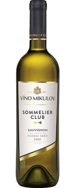 Víno Mikulov Sommelier Club Sauvignon 2021 pozdní sběr 0.75l