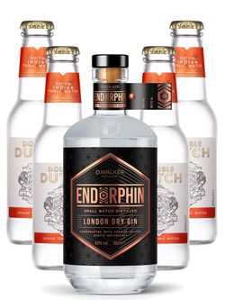 Endorphin gin Endorphin London Dry + Dárek: 4x Double dutch tonik
