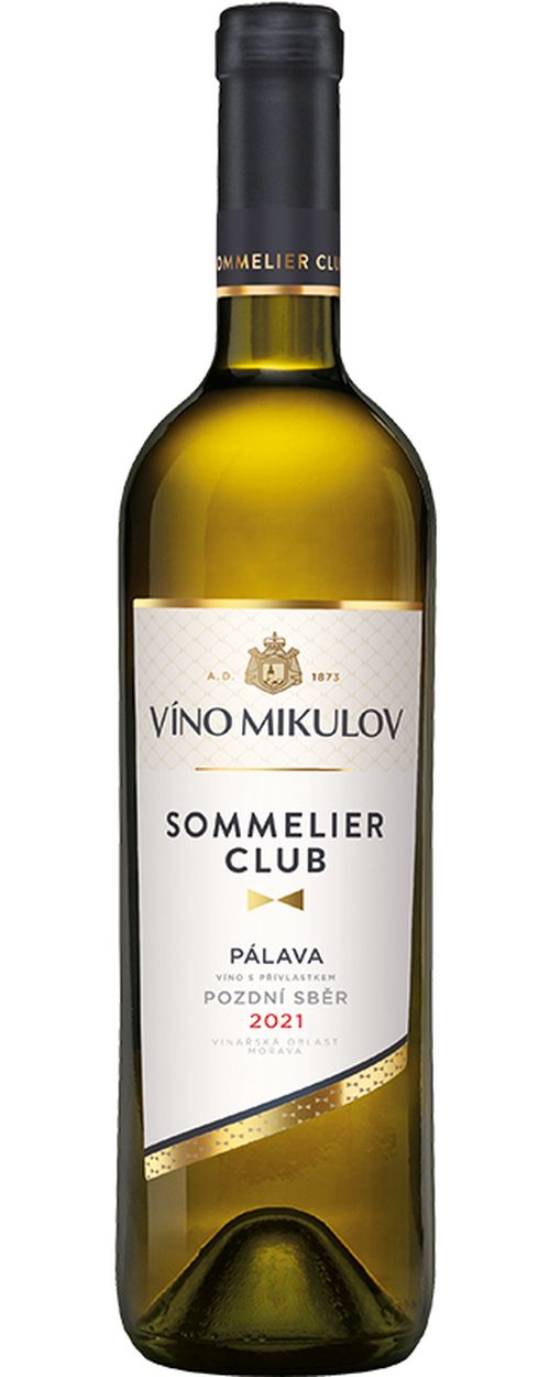 Víno Mikulov Sommelier Club Pálava 2021 pozdní sběr 0.75l