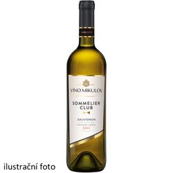 Víno Mikulov Sommelier Club Sauvignon 2022 pozdní sběr
