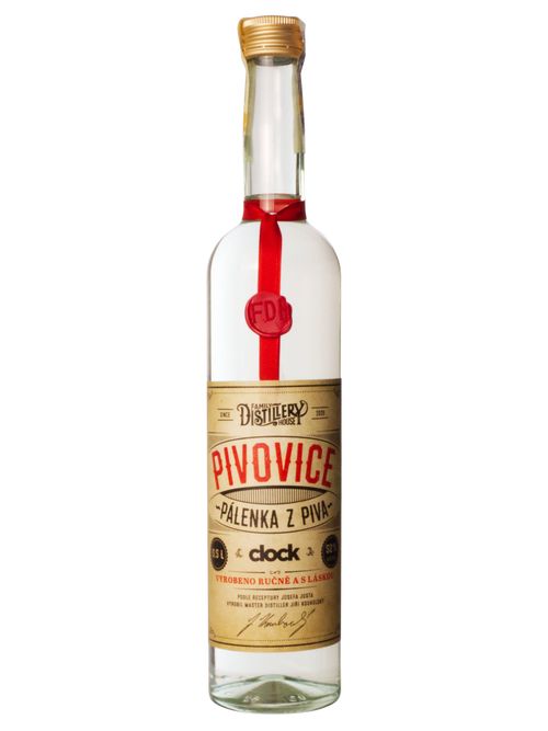 Family Distillery House FD House Pivovice Clock Malinový (le2) 52% 0,5l