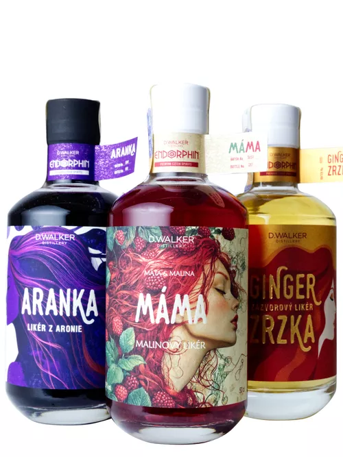 3x Endorphin likéry (Zrzka, Aranka, Máma)
