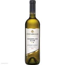 Víno Mikulov Sommelier Club Ryzlink vlašský 2021 pozdní sběr