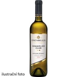 Víno Mikulov Sommelier Club Ryzlink rýnský 2022 pozdní sběr