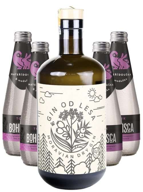 TŌSH Distillery Olomouc Tosh Gin od lesa 0,7l + 4 Bohemsca toniky ZDARMA