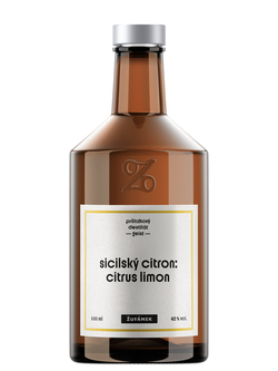 Žufánek Sicilský bio citron 42% 0,5l