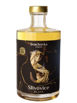 Destilérka Svach (Svachovka) Zlatá Slivovice Svach 50% 0,5l