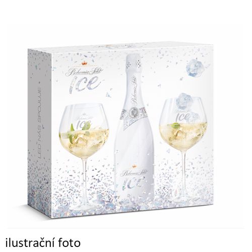 Bohemia Sekt ICE + 2 originální sklenky