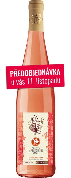 Habánské sklepy SVATOMARTINSKÉ Zweigeltrebe rosé 2022 0.75l
