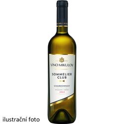 Víno Mikulov Sommelier Club Chardonnay 2022 pozdní sběr