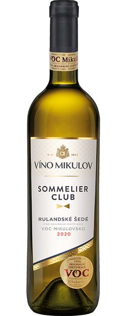 Víno Mikulov Sommelier Club Rulandské šedé 2020 VOC MIKULOVSKO 0.75l