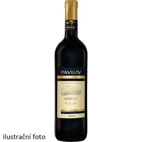 Merlot 2020 ps Pavlov 0,75 l