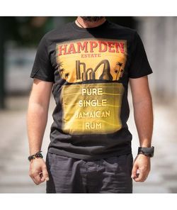 Hampden Tričko Pánské Černé XL