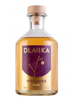 Dlabka Višňovice ze sudu 45% 0,5l